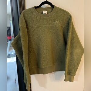 The North Face Crewneck Teddy Bear fuzzy